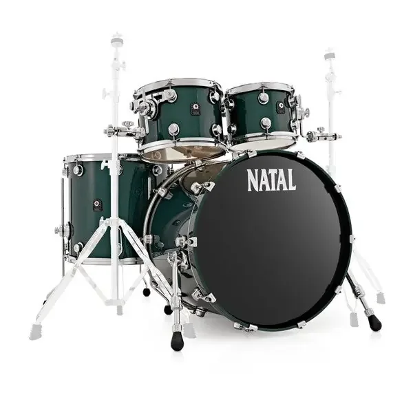 Natal Café Racer Drum Kit Shell Pack 4pc 22″ – British Racing Green