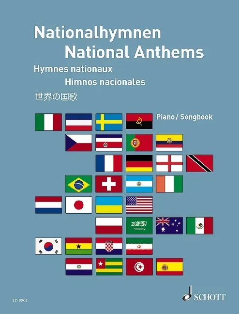 National Anthems, 50 Hymns – piano solo or with voice – Schott Digital