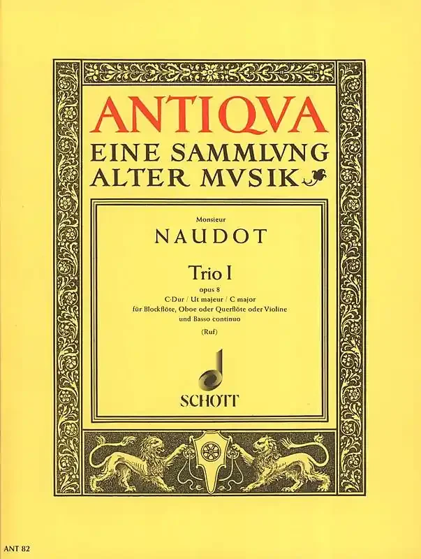 Naudot Trio in C Major for Recorder, Oboe and Basso Continuo