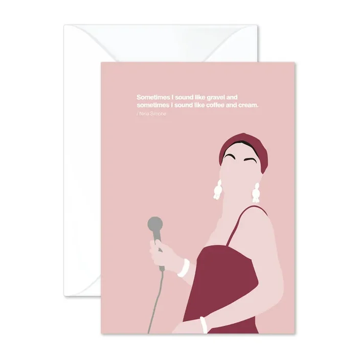 Nina Simone Greeting Card