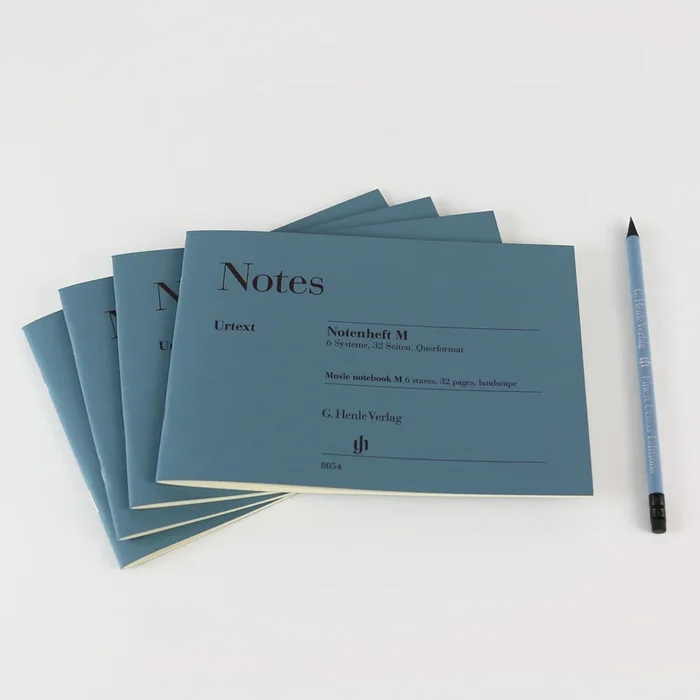 Notes: Sketchbook for Music – 32 pages, Landscape