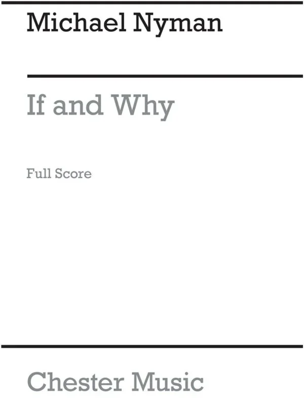Nyman If And Why Score(Arc)