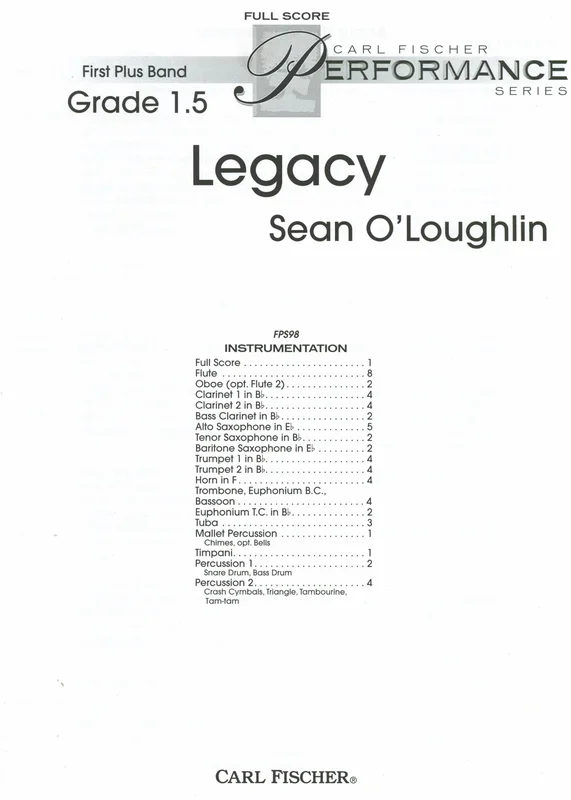 O’Loughlin: Legacy