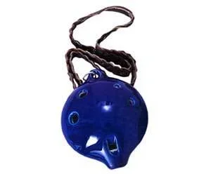 Ocarina (Ceramic) with Sling-Large