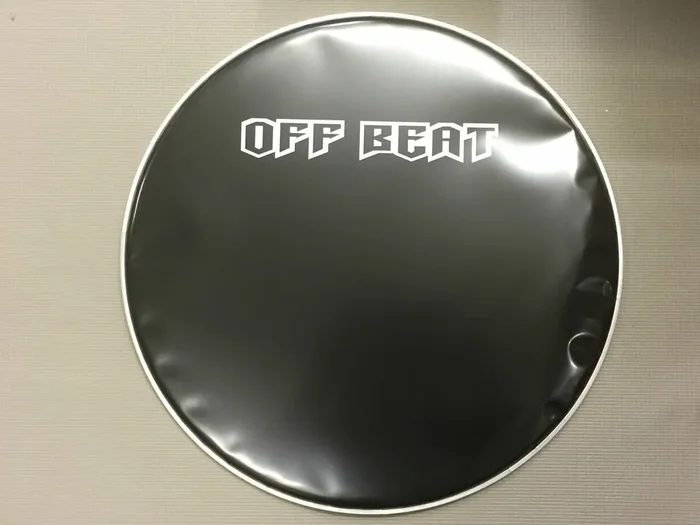 Offbeat 20″ Single Ply Black Drum Head