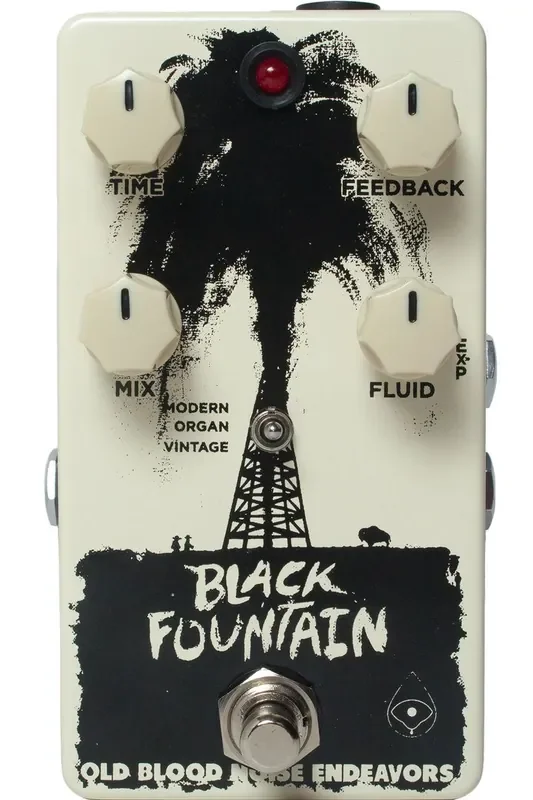Old Blood Noise Endeavors Black Fountain V3 Analog-Voiced Oil Can Delay Pedal
