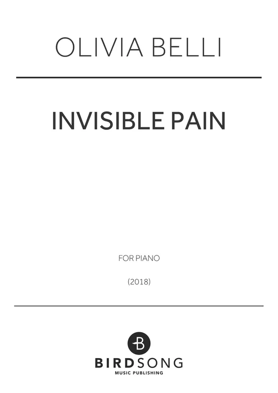 Olivia Belli : Olivia Belli : Invisible Pain – Piano – Faber Digital