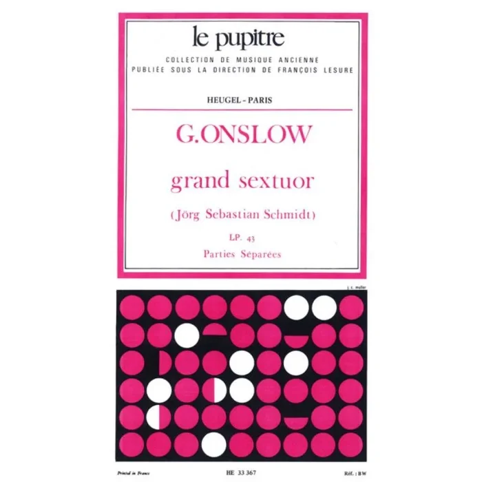 Onslow, George – Grand Sextuor Op.77bis
