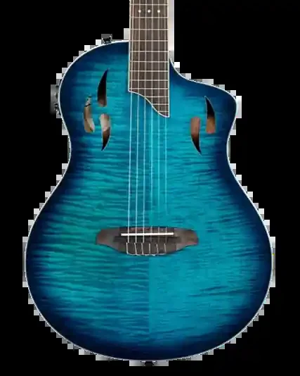 Ortega TourPlayer Deluxe – Flame Maple Blue