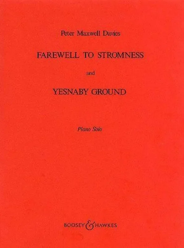 P. M. Davies Farewell to Stromness and Yesnaby Ground