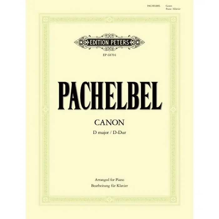 Pachelbel, Johann Canon in D 68704
