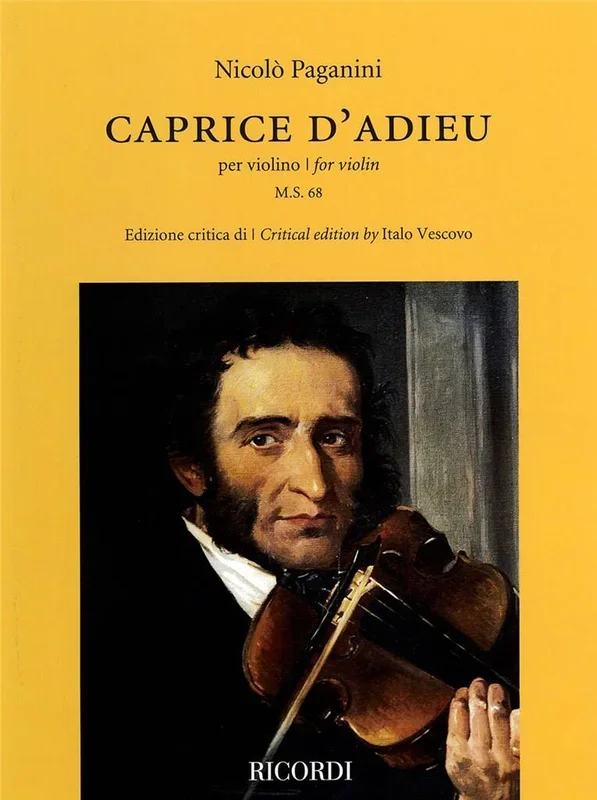 Paganini: Caprice d’adieu, MS 68