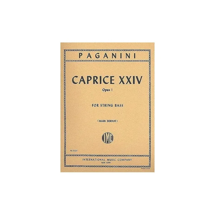 Paganini, Niccolò – Caprice XXIV op. 1/24