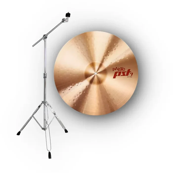 Paiste PST7 Ride Cymbal 20″ w/ Boom Stand