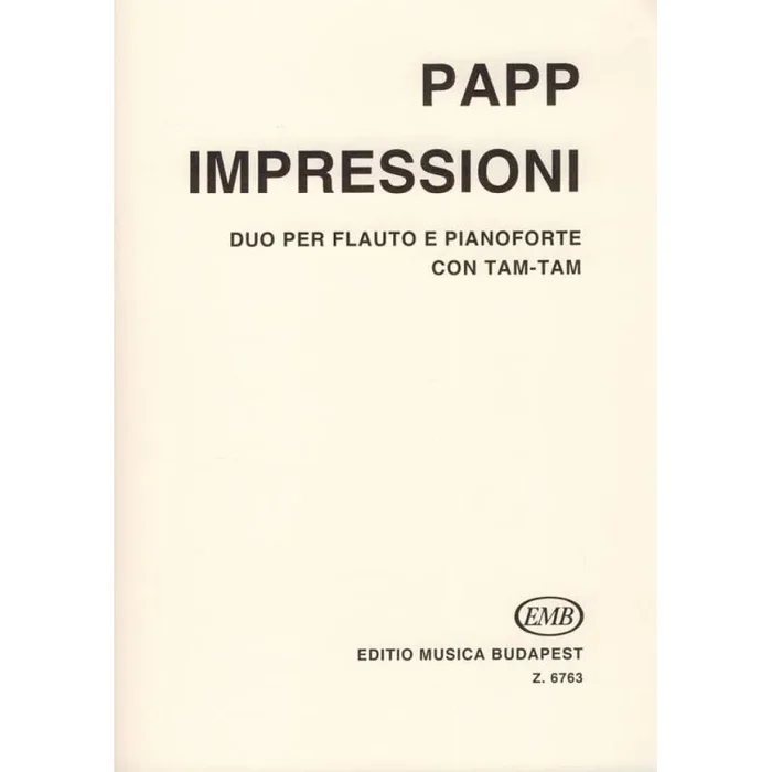 Papp, Lajos – Impressioni