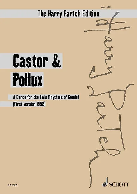 Partch: Castor & Pollux – A Dance for the Twin Rhythms of Gemini