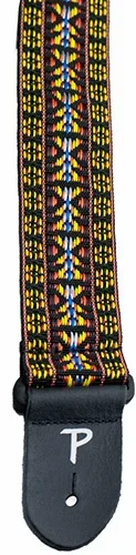 Perris 2″ Poly Pro Mexicana Pattern Guitar Strap with Leather ends