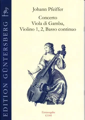Pfeiffer Concerto for Viola da Gamba, Strings and Basso Continuo