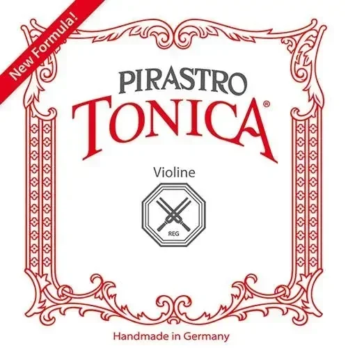 Pirastro Tonica Violin E String – 3/4 – 1/2 Size Silvery Steel Ball End