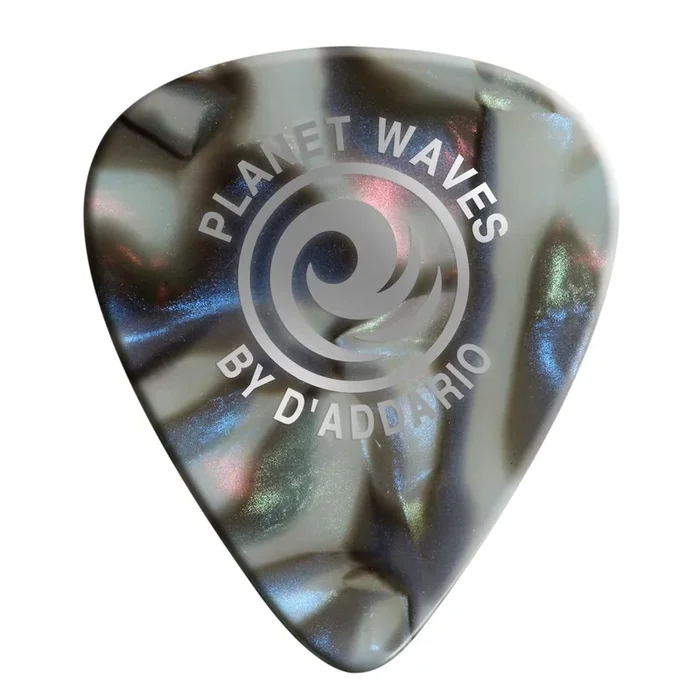Planet Waves Abalone Celluloid Guitar Picks 10 pack, Heavy