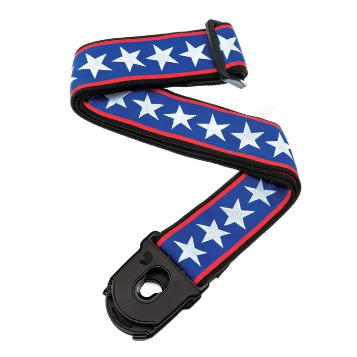 Planet Waves Planet Lock Guitar Strap, Stars & Stripes