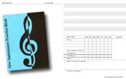 Practice Book: New Instrument Practice Book: 34 Lessons (Blue Cover)