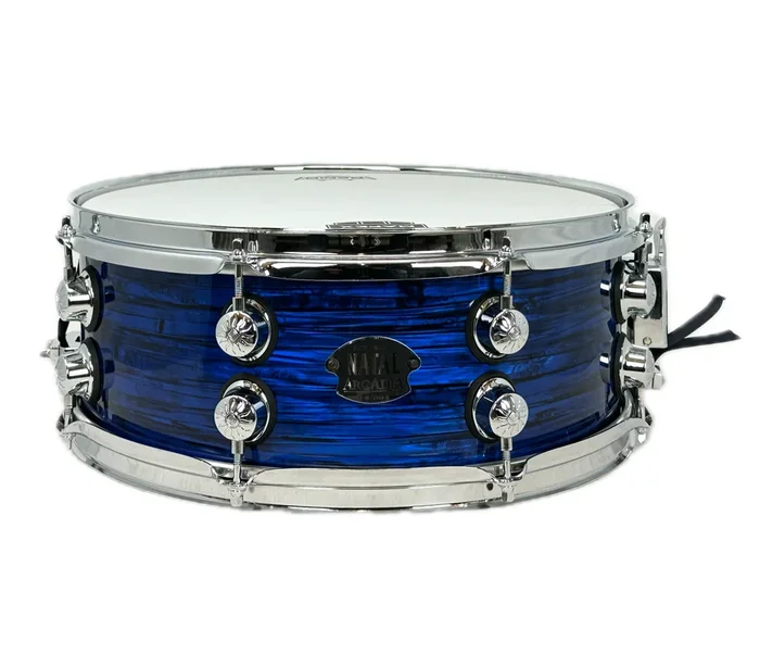 Pre Loved Natal Arcadia 14 ” x 5.5 ” Snare Drum In Blue Oyster
