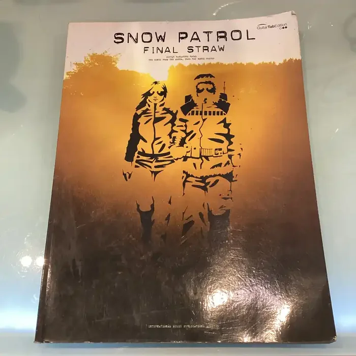 (Pre-Loved) Snow Patrol Final Straw Guitar Tab Book