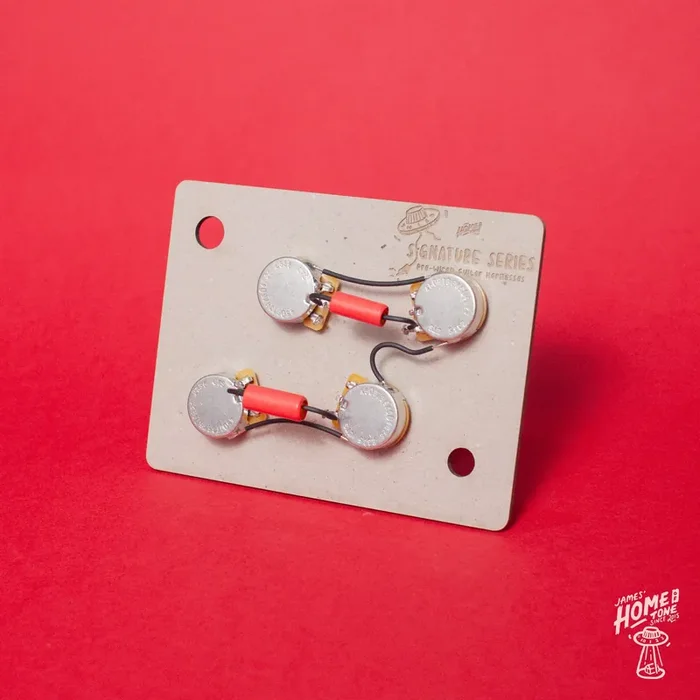 Pre-Wired Guitar wiring harness 50s Les Paul ‘Long Shaft‘ kit Right Handed