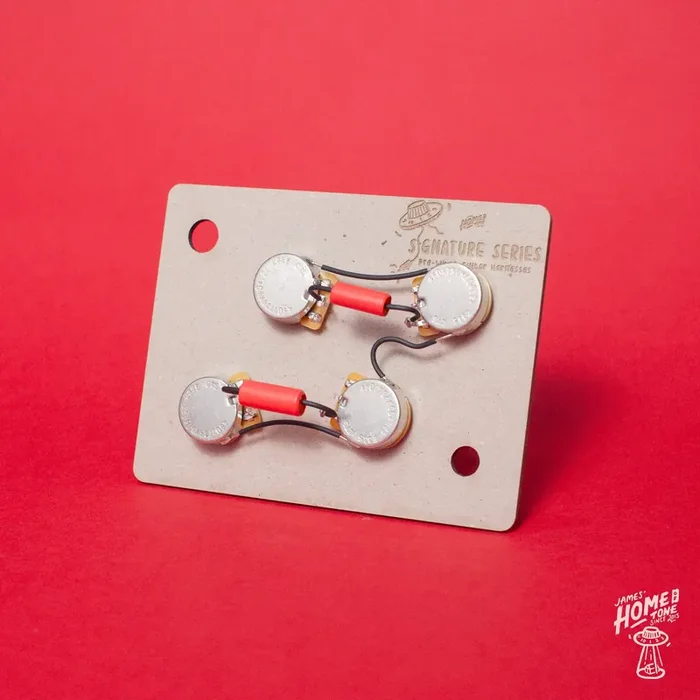 Pre-Wired Guitar wiring harness 50s Les Paul ‘Short Shaft‘ kit Right Handed