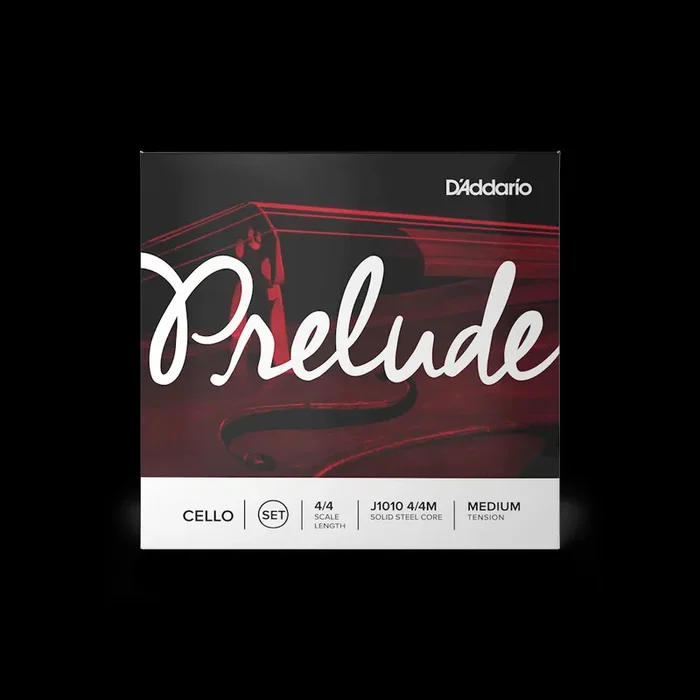 Prelude By D‘Addario J1010 4/4M 4/4 Cello String Set – Medium Tension