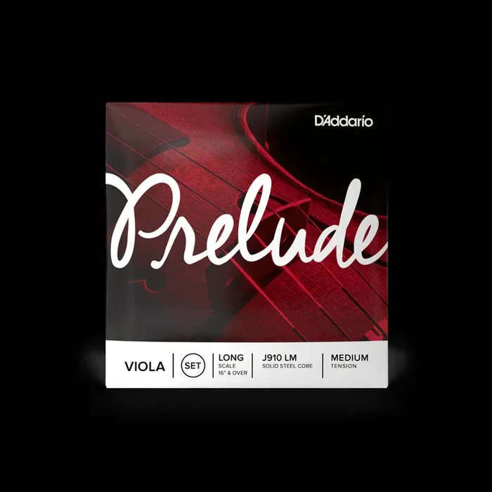 Prelude By D‘Addario Long Viola String Set – Medium Tension – 16″ +