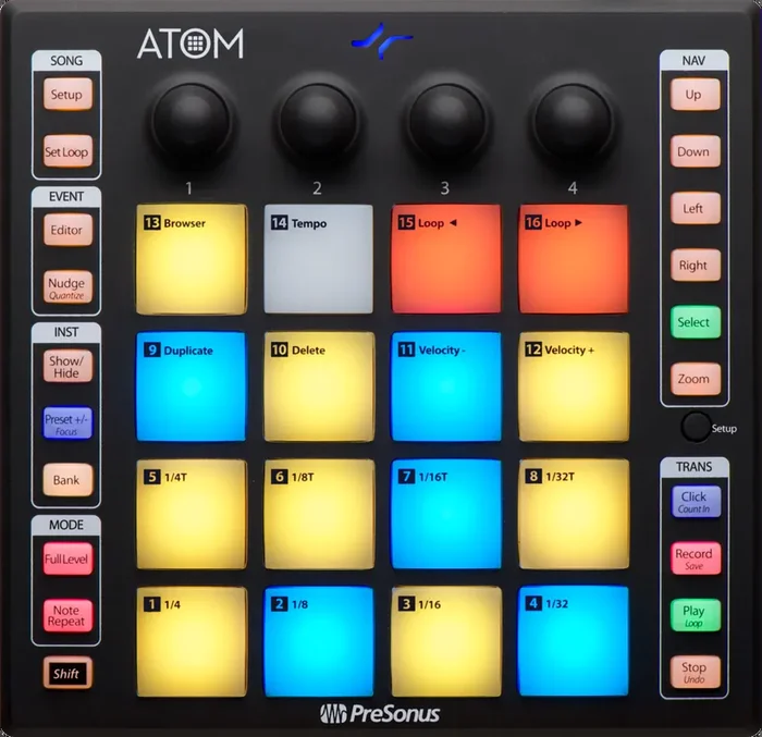 PreSonus Atom – Production and Performance Pad Controller
