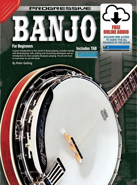 Progressive Banjo Book/Online Video And Audio Book