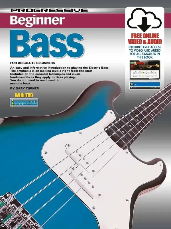 Progressive Beginner Bass – includes online access