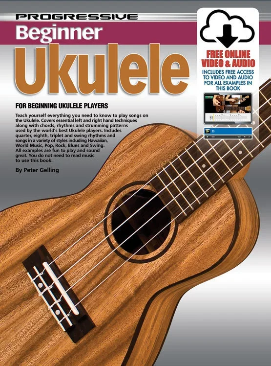 Progressive Beginner Ukulele Book/Online Video And Audio Book