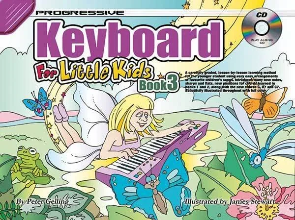 Progressive Keyboard Book 3 For Little Kids Book/CD