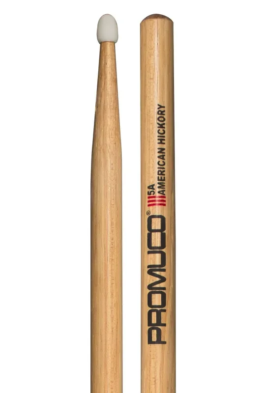 Promuco Drumsticks Hickory 5A Nylon Tip