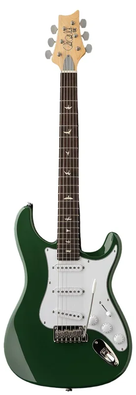 PRS 1096394R SE Silver Sky Double Cut Electric Guitar (Laurel Green)
