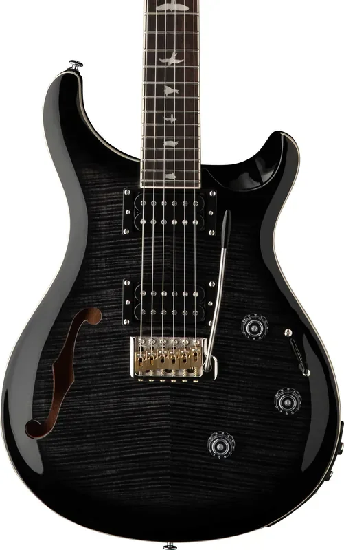 PRS SE Custom 24 Semi-Hollow Piezo – Charcoal