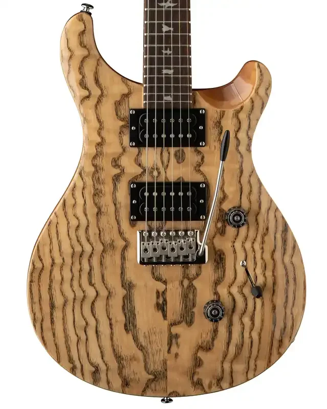 PRS SE Exotic Custom 24 Swamp Ash Burl – Natural