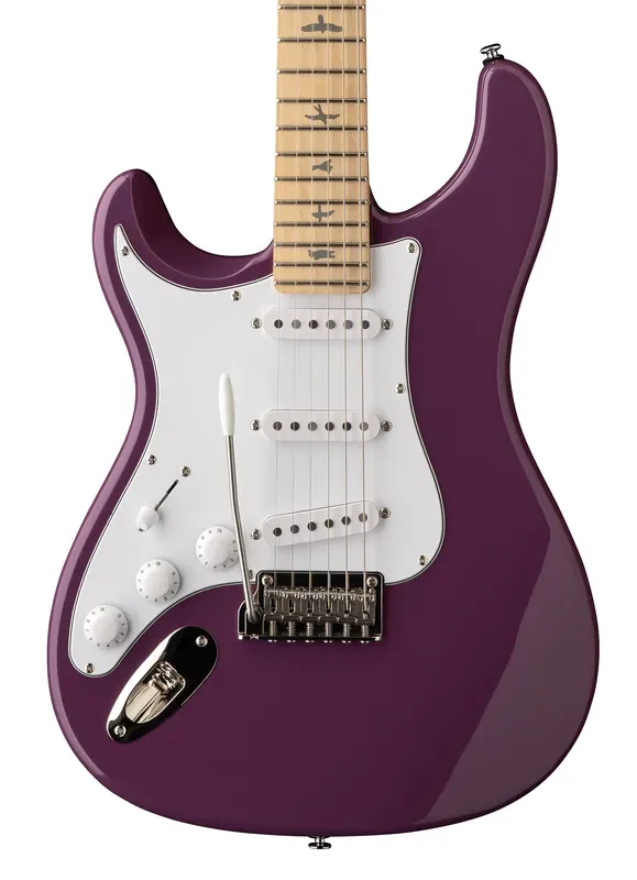 PRS SE Silver Sky Maple Left-Handed – Summit Purple