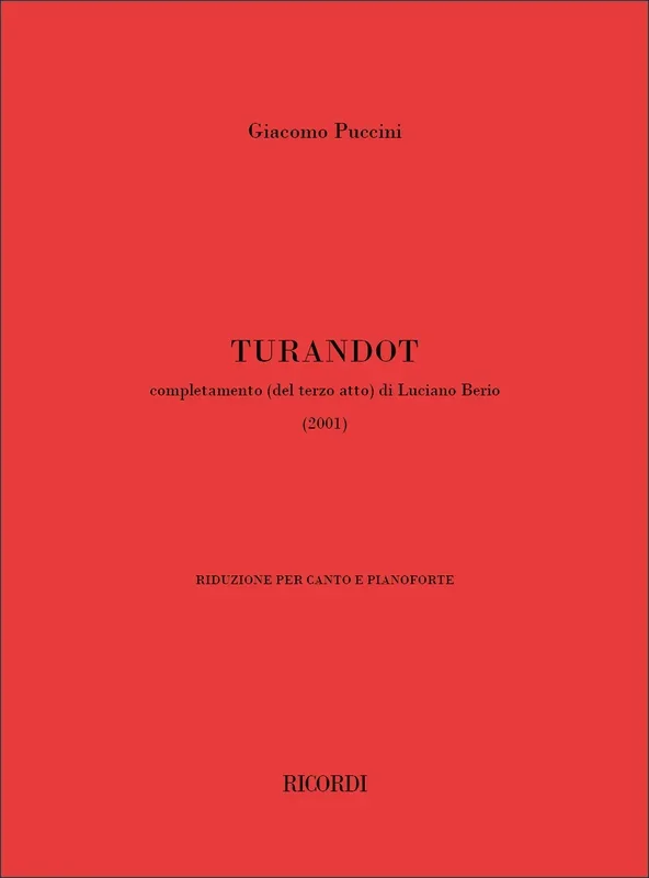 Puccini-Berio: Turandot (Completion)