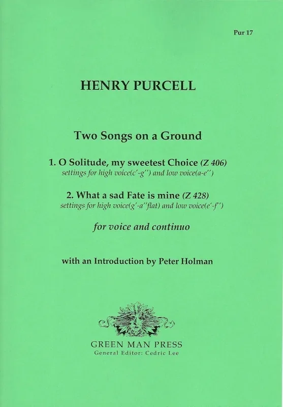 Purcell Two Songs on a ground