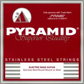 Pyramid 4-String Stainless Steel 45-105 Long Scale Bass Guitar Strings