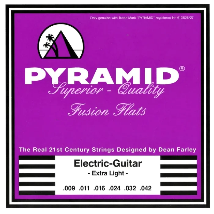 Pyramid FUSION FLATS Pure Nickel Flatwound 9-42 Electric Guitar Strings
