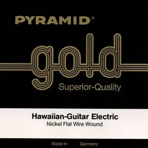 Pyramid Hawaiian Nickel 16-90 Flat Wire Wound Guitar 6-String Set