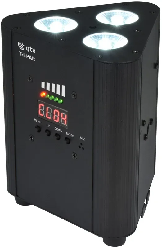 QTX Tri-PAR Rechargeable Triple PAR Uplighter