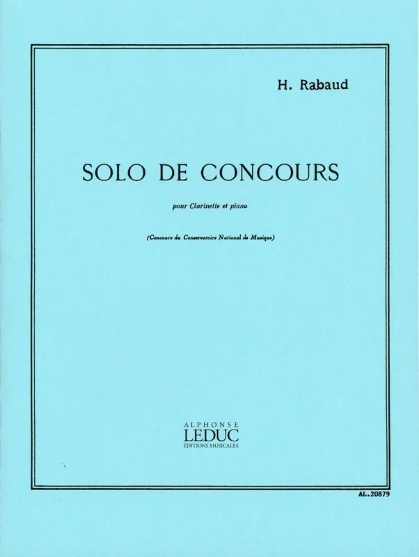 Rabaud: Solo de Concours, Op. 10