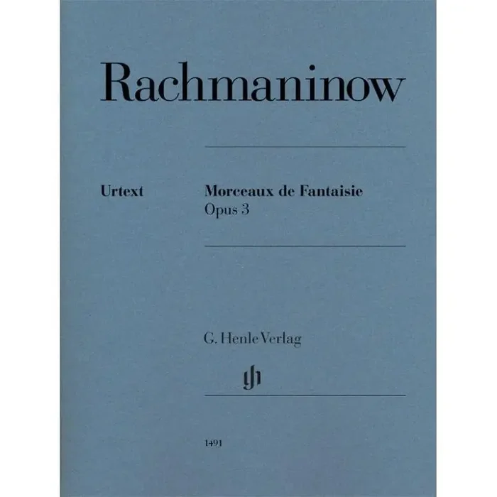 Rachmaninov, Sergej Morceaux de fantaisie op. 3